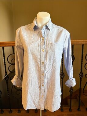 Lola River cotton button down top